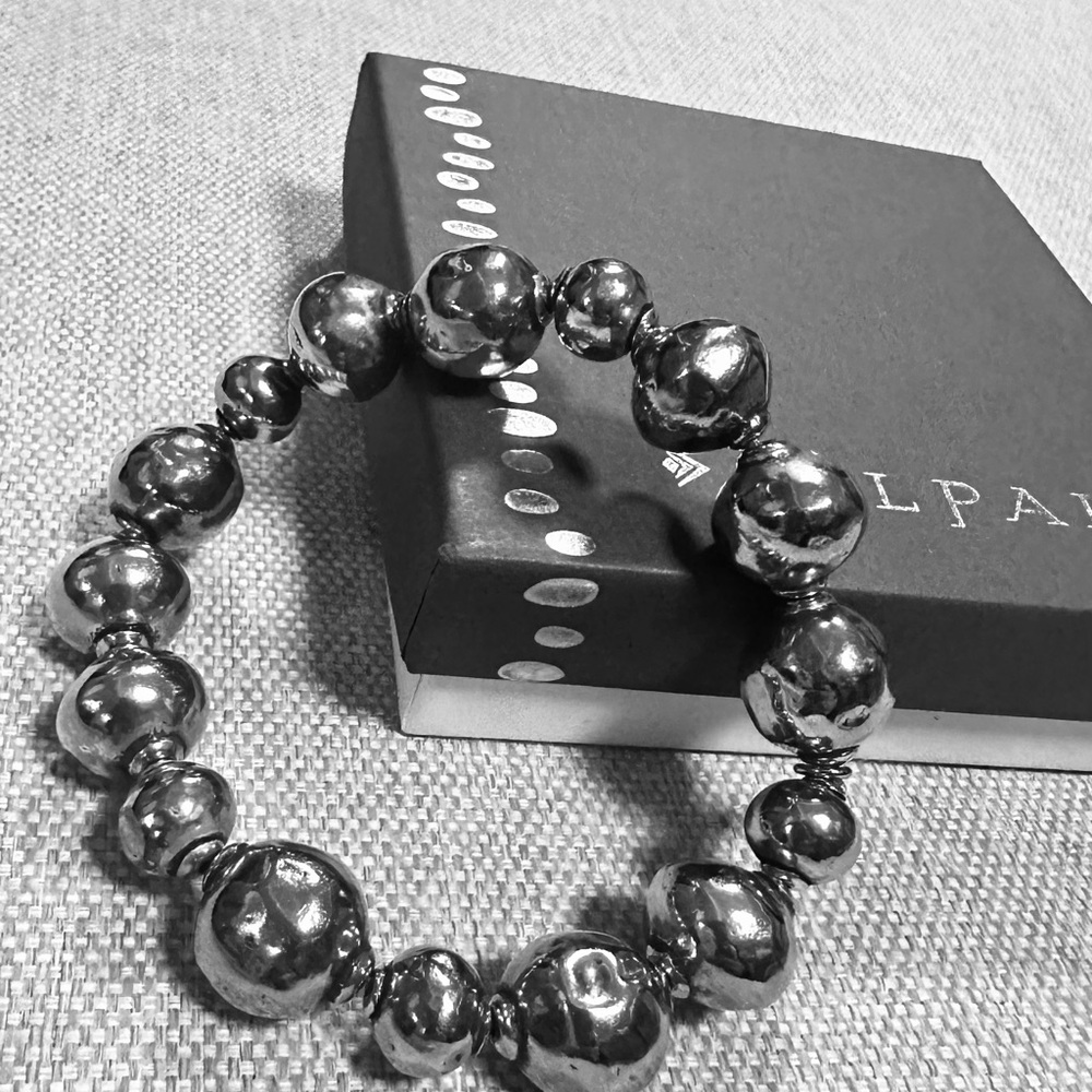 Silpada Atmospheric Stretch Bracelet .925 Sterling Silver B1998 - Picture 3 of 5